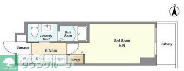 グリーンリーフ新綱島の物件間取画像